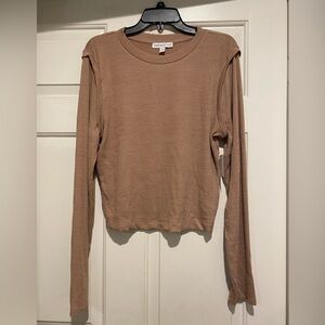Macys And Now This textured knit top XL new
